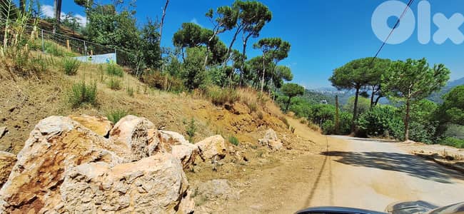 1860 SQM Land+Mountain view for sale in Bet Mery - أرض للبيع بيت مري