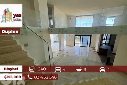 Blaybel 240m2 | Duplex | New | Mountain View | High End | AA