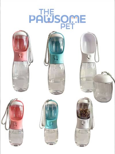 Pawsome's water bottle with storage