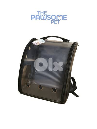 Pawsome's transparent bag