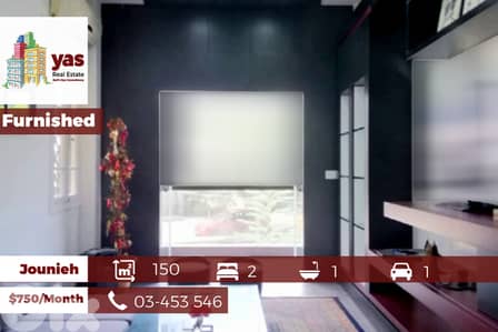 Jounieh 150m2 | Furnished | Rent | Partial View | Mint Condition|IV/EH