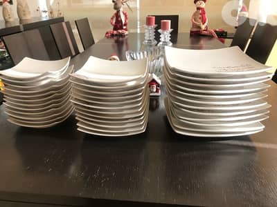 chinese square  plates