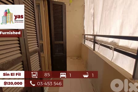 Sin El Fil 85m2 | Furnished | Mint Condition | Prime Location | AA