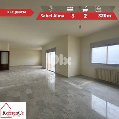 Prime Apartment available in Sahel Alma شقة مميزة متاحة في ساحل علما