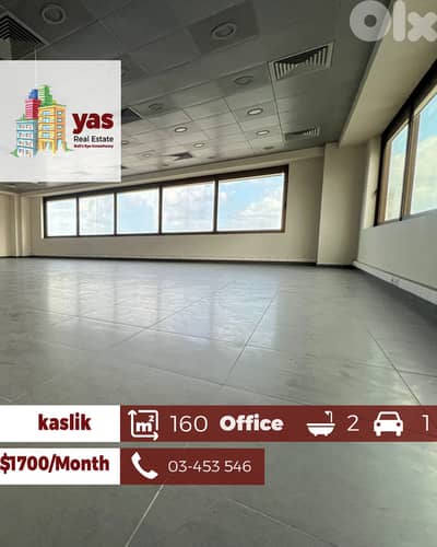 Kaslik 160m2 | Office | Rent | Open Space | Active Street | EH/ABA