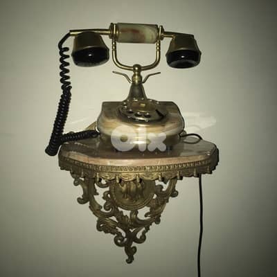 German antique telephone