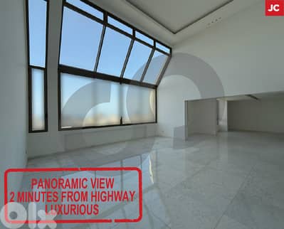 Panoramic Views - 2 minutes from highway IN JDEIDEH ! REF#JC120194 !