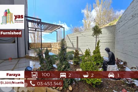 Faraya 100m2 | 150m2 Terrace | Furnished Chalet | Rent | View | DA/KS