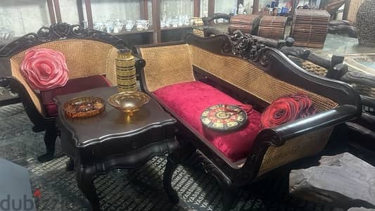 sofa solid wood with single one