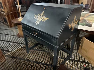 vintage secretaire solid wood