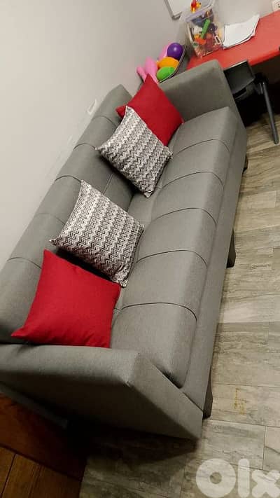 sofa bed with box