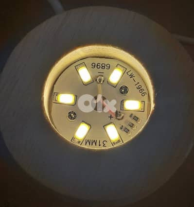 Luminous Crystal Ball Led night Saturn , NEW