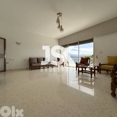 L17589 - Semi-Furnished Apartment For Rent in Baabdat