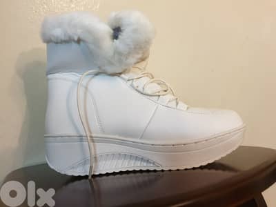 Women Boots Solid Slip-On Soft