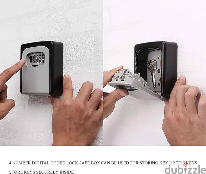 key safe with combination lock 2