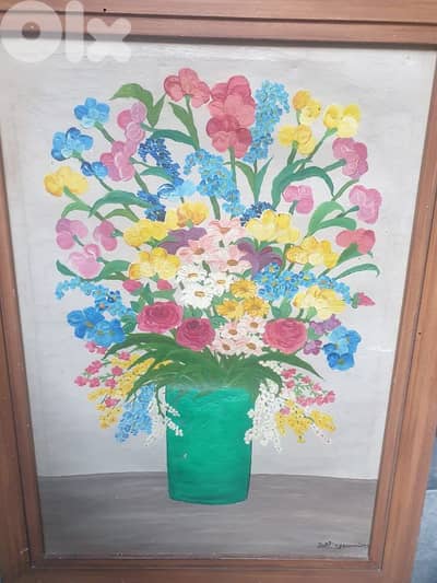 Sophie Yeramian, bouquet de fleurs, oil on canvas, famous artist