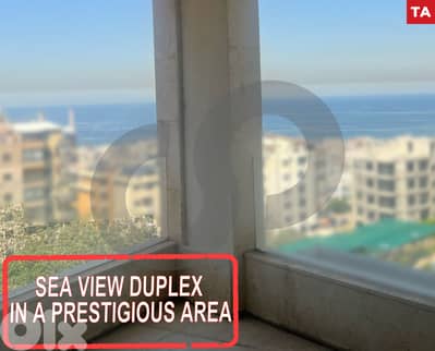 Duplex – Prime Location – Sea view – Zouk Mikael ! REF#TA120542 !