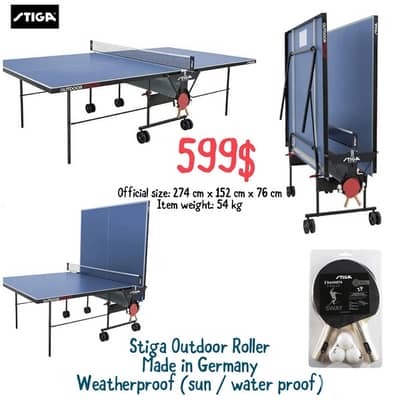 Stiga Outdoor Roller table tennis (Germany)