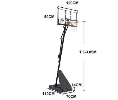 Now 230$ movable basketball hoop