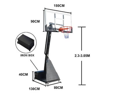 499$ New item basketball stand hoop (easy slam dunk)