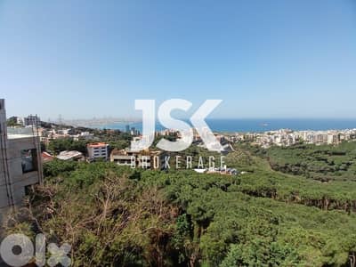 L17756 -Apartment With Open Seaview For Sale in Rabieh