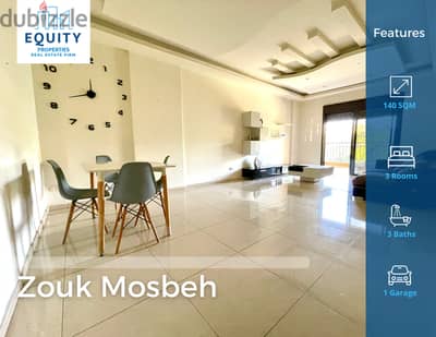 140 SQM Apartment For Sale In Zouk Mosbeh شقة للبيع #RK162225