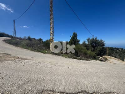 1380 m2 land+open view for sale in Mechmech - أرض للبيع في مشمش - جبيل