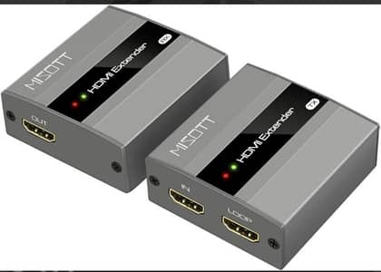 MISOTT 60 M HDMI Extender, Loop Out,Transmitter & Receiver/4$ delivery