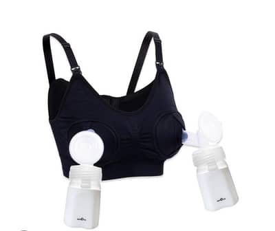 Spectra pumping and nursing bra black