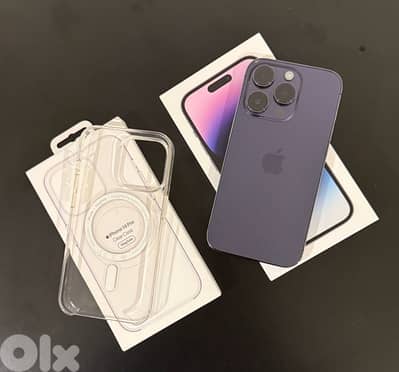 IPhone 14 Pro 256 Gb Deep Purple 2 ESIM + Clear Case Original