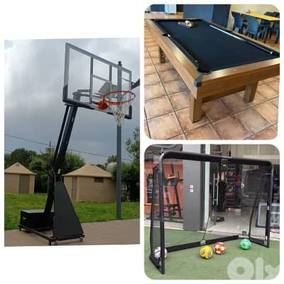 Now 1080$ was 1230$ (3 items) basketball + billiard + min football
