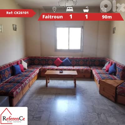 stunning apartment in Faitroun شقة رائعة في فيطرون