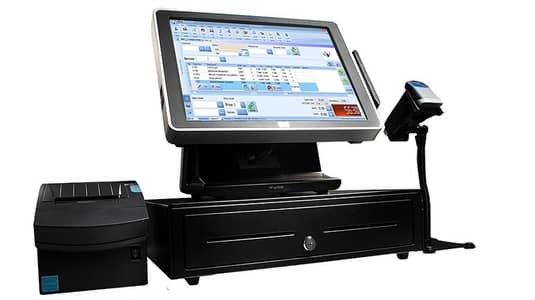 POS All In One Touch Screen + Free Software - Core I5 /8GB Ram /128GB
