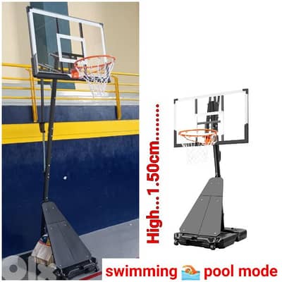 Now 230$ before 380$ hoop basketball stand (swimming pool mode)