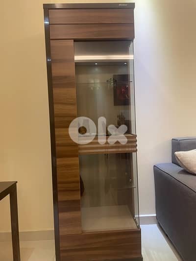 modern display cabinet. excellent condition