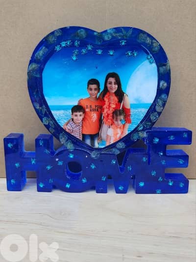 Resin home sweet memory keepsake