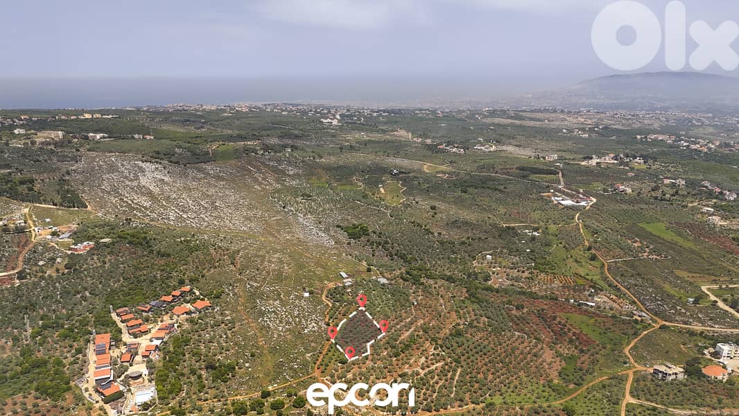 Residential Plot for Sale in Bishmezzine - أرض سكنية للبيع في بشمزين 1
