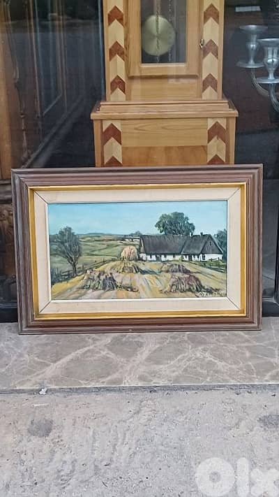 لوحة رسم زيتي اوروبية