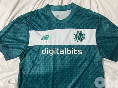 roma totti newbalance green edition jersey