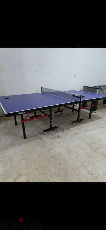 ping pong table (with rackets and balls) 1