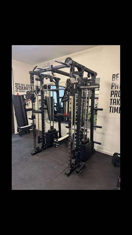 multifunctional machine (v cross- smith - raw - leg press …) 1