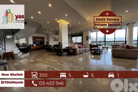 New Sheileh 350m2 | 20m2 Terrace | Furnished Duplex | View | KS/IV
