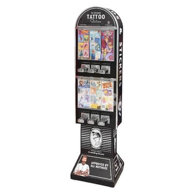Tattoo & Stickers Vending Machine (6 Colomn) - Coin Operated