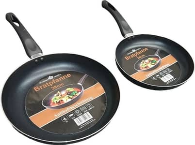 gourmet royal SBS non stick frying pan 2x
