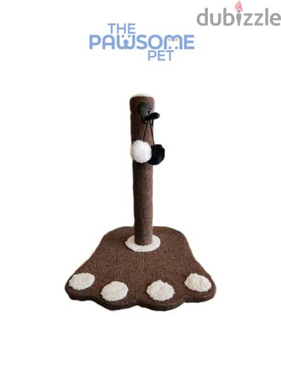 Pawsome's cat scratcher foot shape