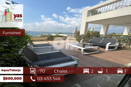 Tabarja / Aqua 70m2 | Terrace | Furnished | Sea View | Aqua 2 | AC