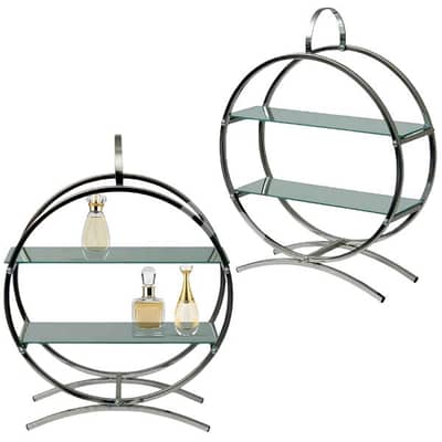 2 Tier Metal Mirror tray
