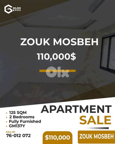 Apartment for sale in Zouk Mosbeh - شقة للبيع في ذوق مصبح