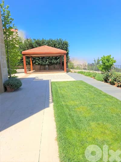 Brand New Furnished Triplex Villa+Garden 4 rent in Bikfaya -  بكفيا
