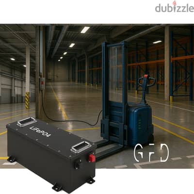 12V 24V 48V Industrial LiFePO4 Battery for Narrow Aisle Forklifts